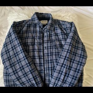 Boston Traders Dark Plaid Button-Up Jacket